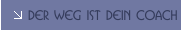Der Weg ist Dein Coach